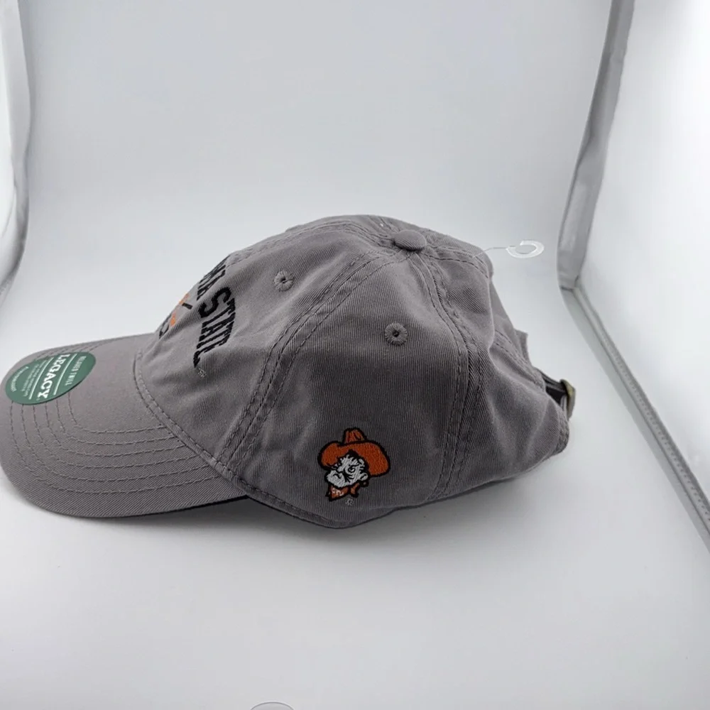 NWT OKLAHOMA STATE UNIVERSITY OSU GOLF FAN CAP HAT GRAY LEGACY ADJUSTABLE - Picture 3 of 8
